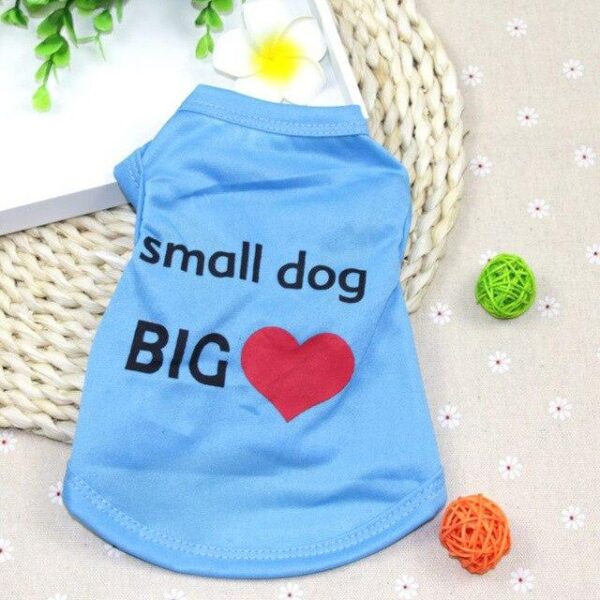 Frenchie World Shop Blue / L Summer Dog Clothes for Dogs Shirt Pet Cat Vest Cheap Pet Clothes Pet Tshirt Cat Clothing for Small Dog Chihuahua York Ropa Perro