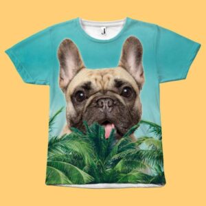 teelaunch All Over Print Summer Frenchie All Over T-shirt