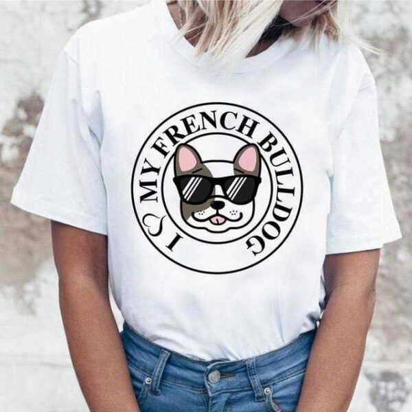 Frenchie World Shop B34404 / XXXL Summer Frenchie Tee for Women