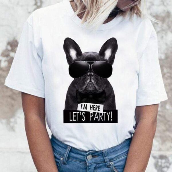 Frenchie World Shop B34406 / XXXL Summer Frenchie Tee for Women