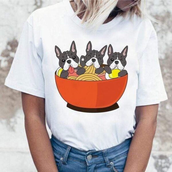 Frenchie World Shop B34407 / XS Summer Frenchie Tee for Women