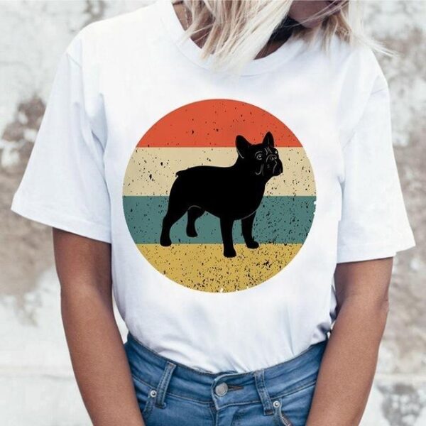 Frenchie World Shop B34408 / S Summer Frenchie Tee for Women