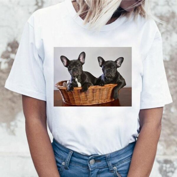 Frenchie World Shop B34411 / XL Summer Frenchie Tee for Women