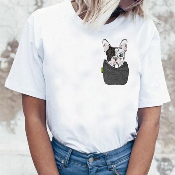 Frenchie World Shop B34420 / XXXL Summer Frenchie Tee for Women