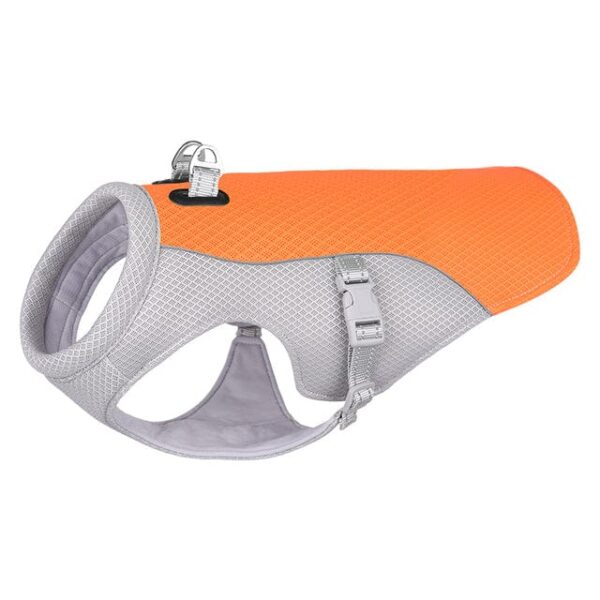 Frenchie World Shop Orange / S Summer Pet Dog Cooling Vest Heat Resistant Cool Dogs Clothes Breathable Sun-proof Clothing For Small Large Dogs Outdoor Walking