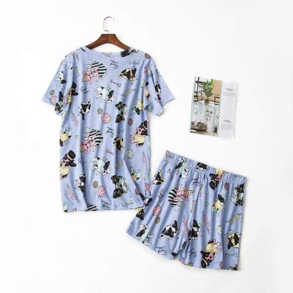 Frenchie World Shop Human clothing Blue / XL Summer Women's Pyjama Set