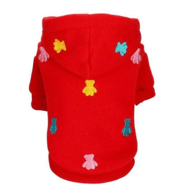 Frenchie World Shop Red / L Teddy Bear Dog Hoodie