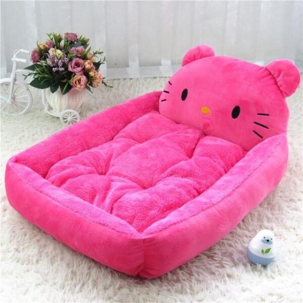 Frenchie World Shop Dog bed I / L 70x55x15cm "Teddy" bed