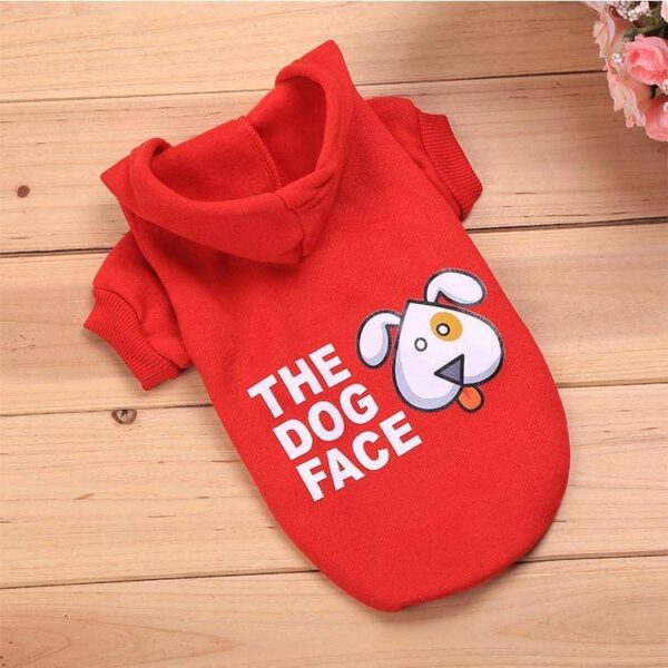 Frenchie World Shop Red / L The Dog Face Hoodie