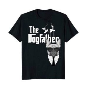 Frenchie World Shop Black / S The Dogfather T-Shirt