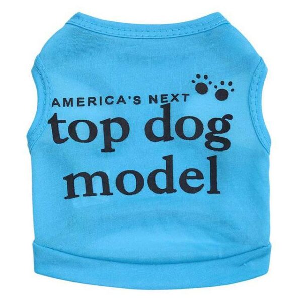 Frenchie World Shop Dog Clothing Blue / XS Top Dog Model soft vest