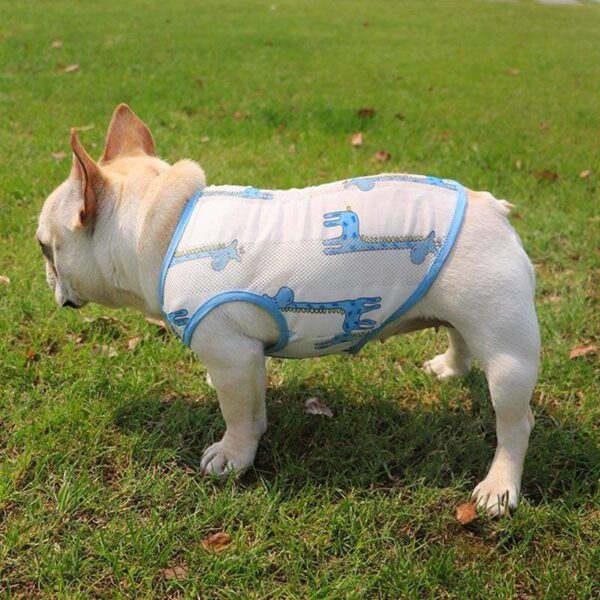 Frenchie World Shop Transparent Mesh French Bulldog Summer Vest