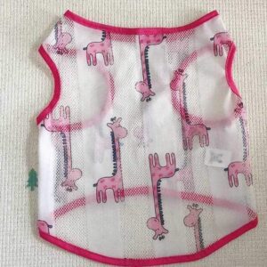 Frenchie World Shop Pink / L Transparent Mesh French Bulldog Summer Vest