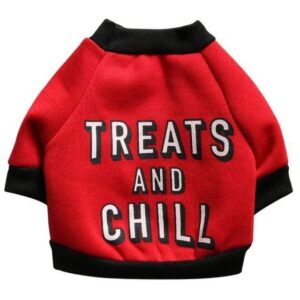 Frenchie World Shop Red / L Treats & Chill Frenchie jumper