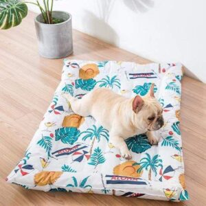 Frenchie World Shop Tropical Self Cooling French Bulldog Mat