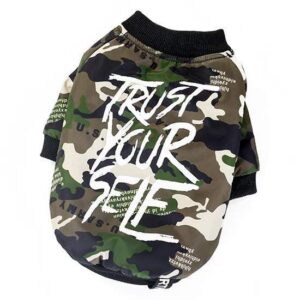 Frenchie World Shop Dog Clothing camuflaje / M "Trust Yourself" Camo Spring Jacket