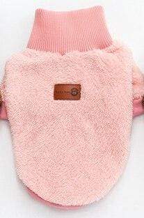 Frenchie World Shop sweater Pink / M Turtle Neck Fuzzy French Bulldog Sweater