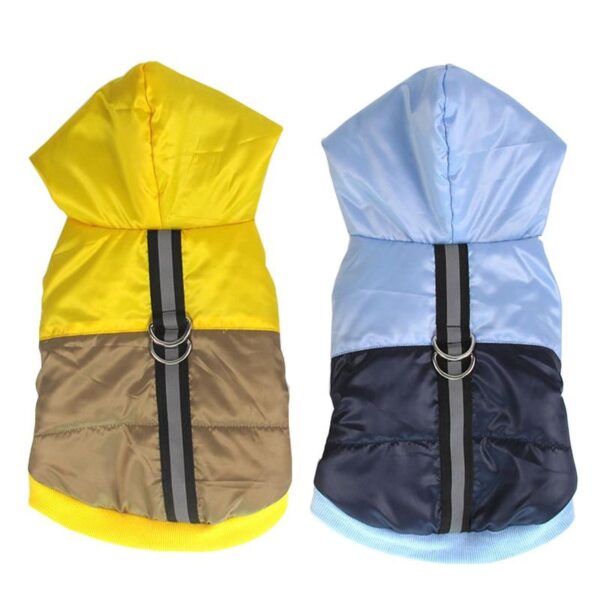 Frenchie World Shop Two-Tone Reflective Waterproof Dog Jacket