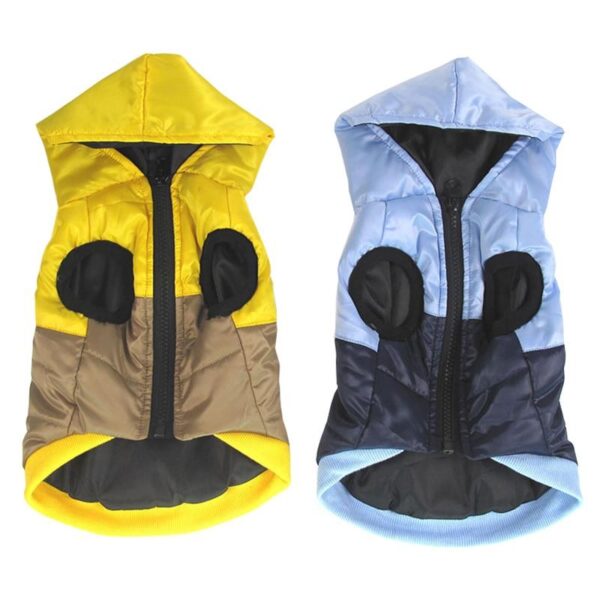Frenchie World Shop Two-Tone Reflective Waterproof Dog Jacket