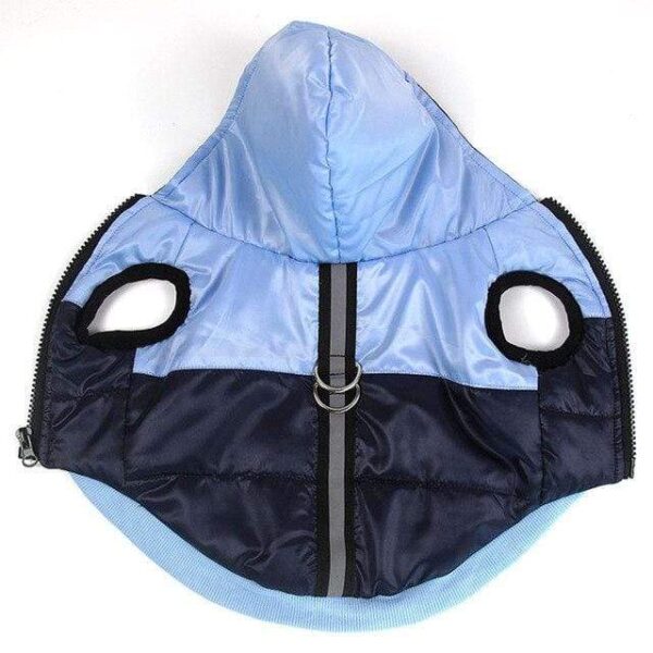 Frenchie World Shop Blue / XS Two-Tone Reflective Waterproof Dog Jacket