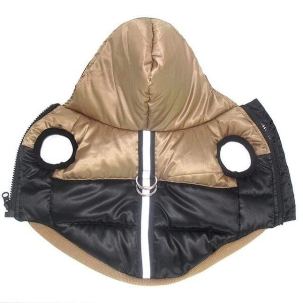 Frenchie World Shop Bronze / XS Two-Tone Reflective Waterproof Dog Jacket