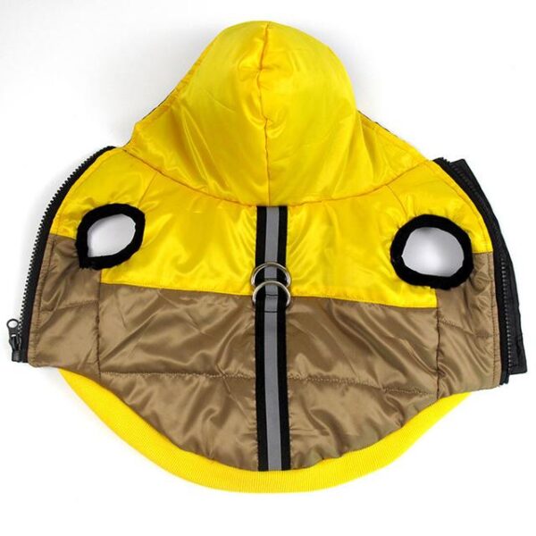 Frenchie World Shop Yellow / XS Two-Tone Reflective Waterproof Dog Jacket
