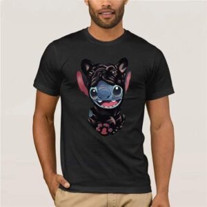 Frenchie World Shop black / XXL Unisex Alien French Bulldog T-shirt