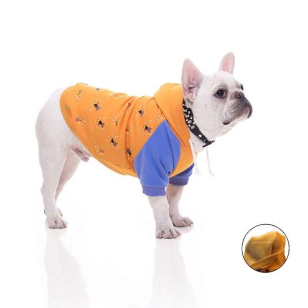 Frenchie World Shop Violet & Orange French Bulldog Hoodie