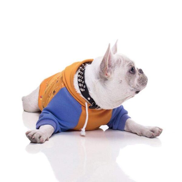 Frenchie World Shop Violet & Orange French Bulldog Hoodie