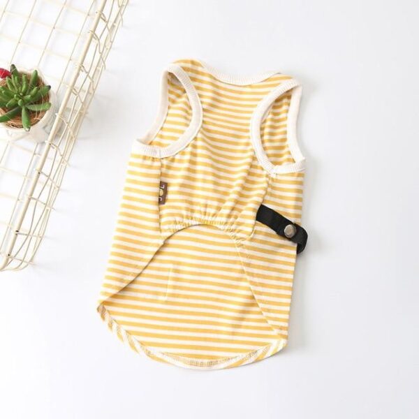 Frenchie World Shop Yellow / L Waistpack Striped Summer Frenchie T-shirt