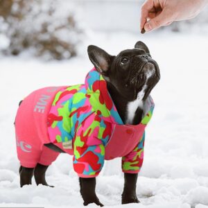 Frenchie World Shop Warm Pet Dog Clothes Winter Dog Jumpsuits French Bulldog Dog Coat Jacket Pet Chihuahua Clothing For Small Medium Dogs Clothing