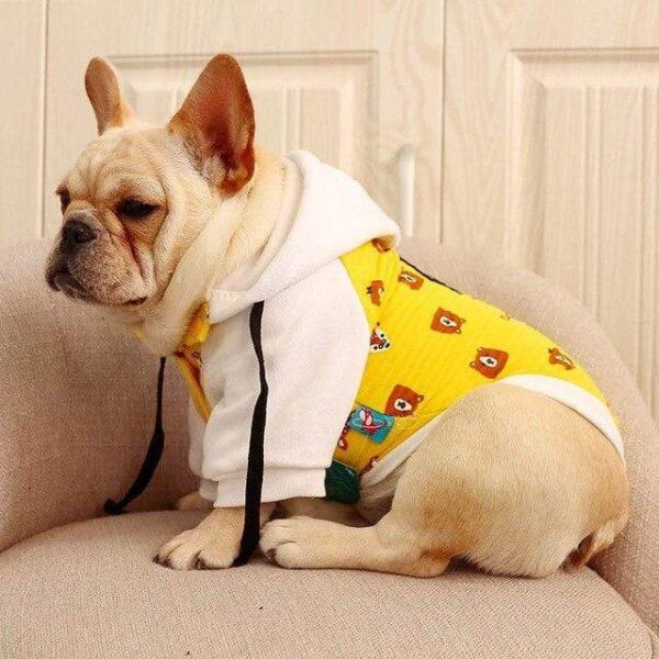 Frenchie World Shop Warm Teddy Hooded Jacket