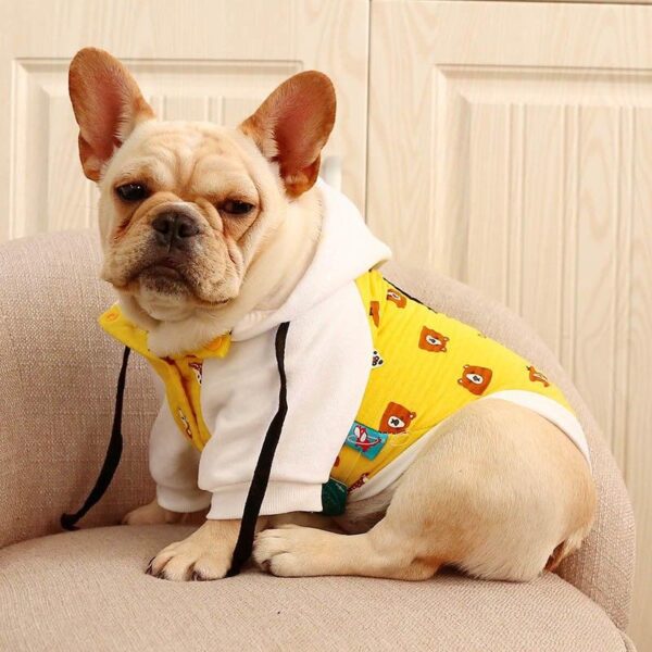 Frenchie World Shop Warm Teddy Hooded Jacket