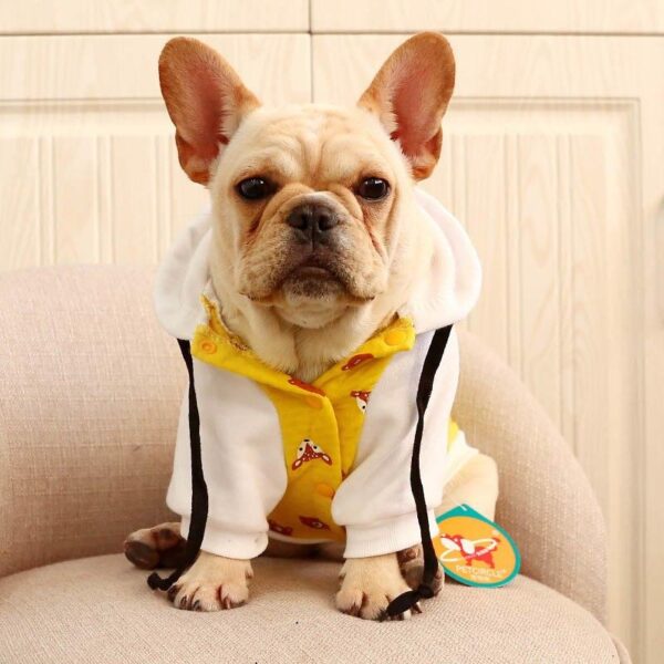 Frenchie World Shop Warm Teddy Hooded Jacket