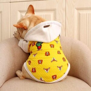 Frenchie World Shop Yellow / XS Warm Teddy Hooded Jacket