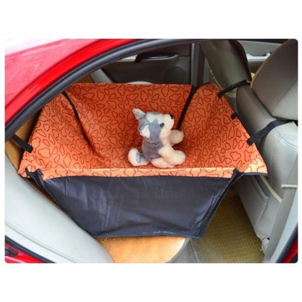 Frenchie World Shop Dog Accessories Orange / One Size Waterproof back seat cover