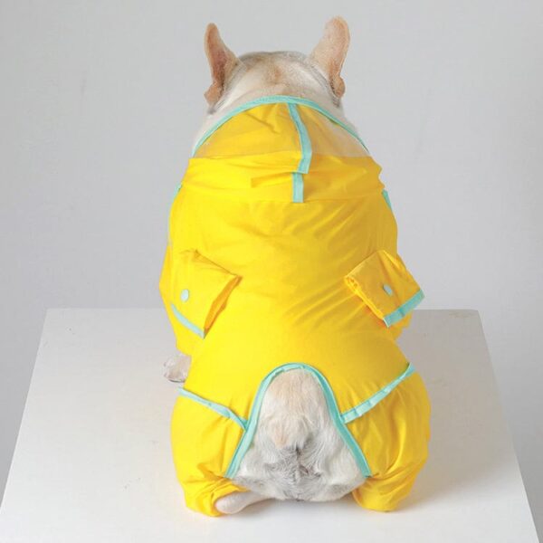 Frenchie World Shop Waterproof French Bulldog Rain Jumpsuit