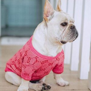 Frenchie World Shop Pink / S West End French Bulldog Sweater