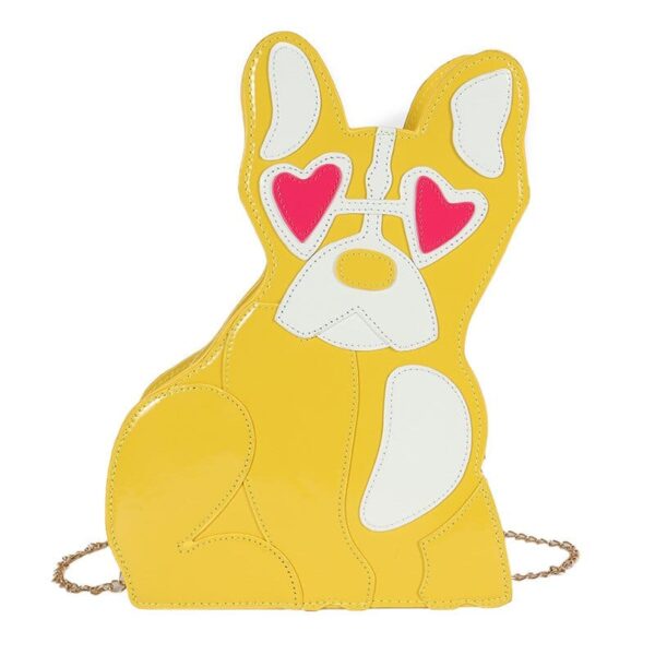 Frenchie World Shop 0 1 Weysfor Bulldog Shape Shoulder Bag Women Messenger Bag Luxury Handbag Leather Crossbody Bag Designer Spoof Bat Bag Female Purse