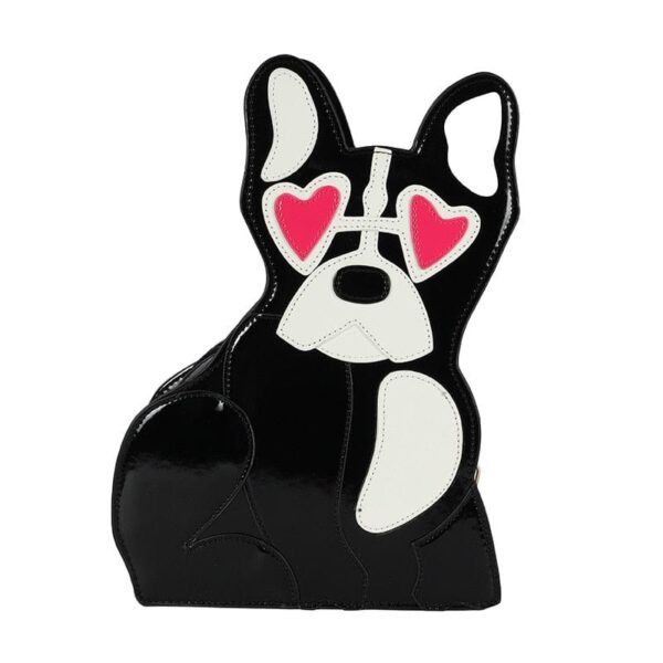 Frenchie World Shop 0 Weysfor Bulldog Shape Shoulder Bag Women Messenger Bag Luxury Handbag Leather Crossbody Bag Designer Spoof Bat Bag Female Purse