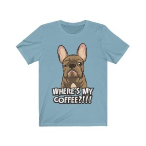 Printify T-Shirt Baby Blue / S Where's My Coffee Unisex Tee