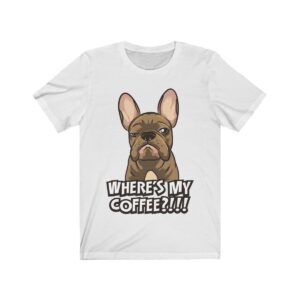 Printify T-Shirt White / L Where's My Coffee Unisex Tee