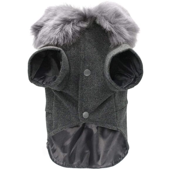 Frenchie World Shop Winter Dog Coat With Fur