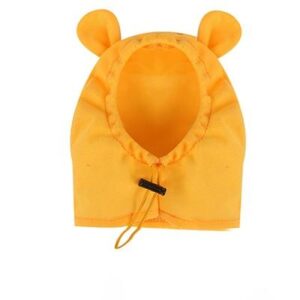 Frenchie World Shop Yellow Bear / S Head 36 cm Winter Hat For Dogs Cat Pet Costumes Halloween Christmas Small Big Puppy Cosplay Stupid Donkey Bear Funny Pets Dogs Accessories