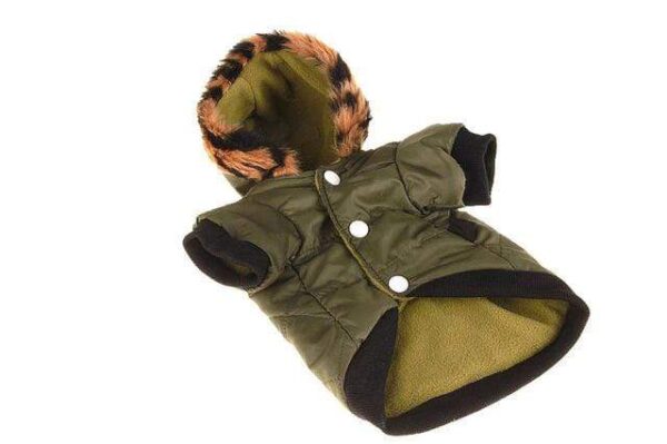 Frenchie World Shop Green / L Winter Hooded Jacket