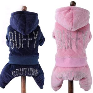 Frenchie World Shop Dog Clothing Winter padded jumpsuit