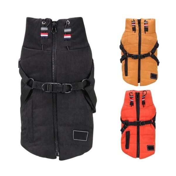 Frenchie World Shop Winter Waterproof Harness Jacket
