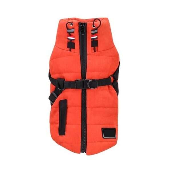 Frenchie World Shop orange / XXL Winter Waterproof Harness Jacket