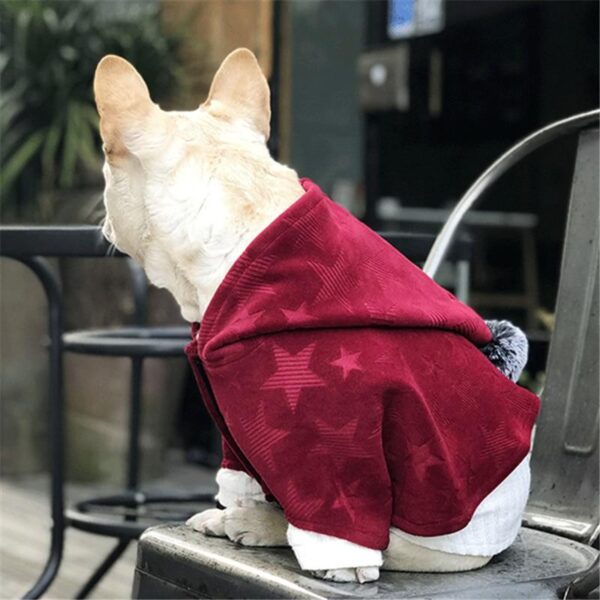 Frenchie World Shop Red / L Wizard Style Cloak Hoodie