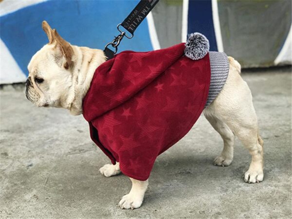 Frenchie World Shop Red / M Wizard Style Cloak Hoodie